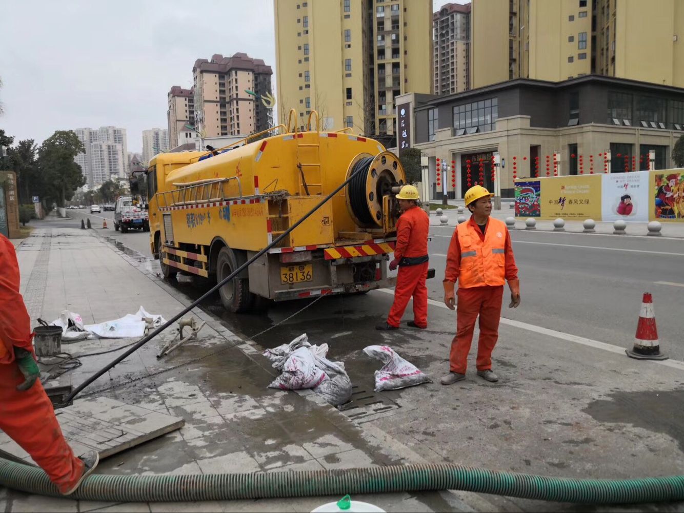 和田县排污管道清淤-管道清洗